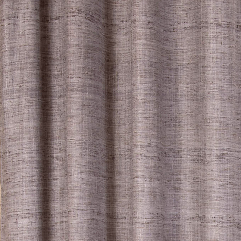 Raw Silk Grommet Curtain, Grey