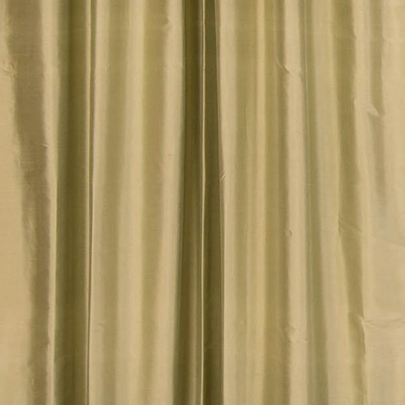 Signature Solid Dupioni Silk Curtain, Sage
