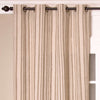 Linen Cotton Stripe Effect Curtain, Natural