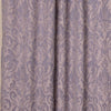 Embroidered Linen Curtain, Grey