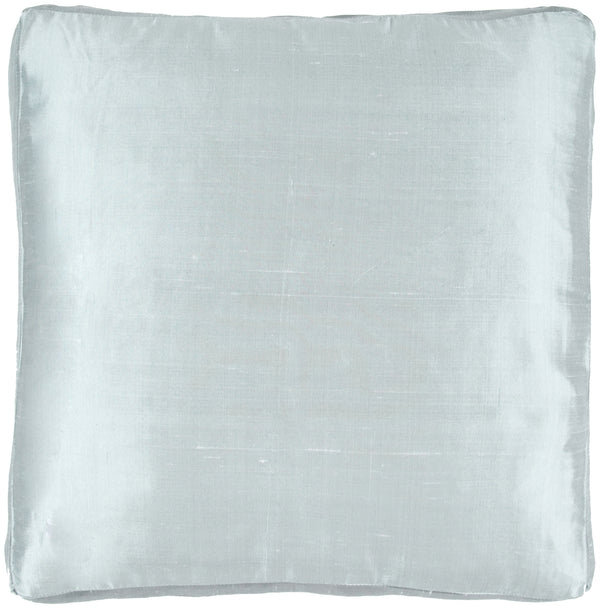 Dupioni Silk Box Pillows, Iceblue