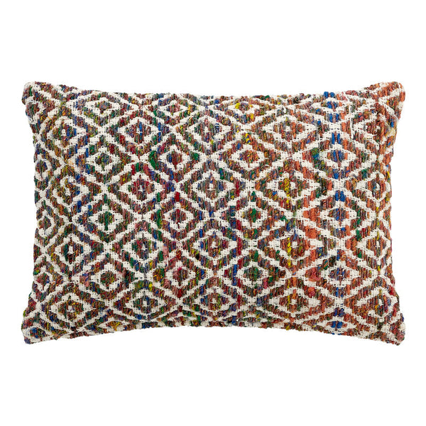 Diamond Woven Pillow, Multicolor