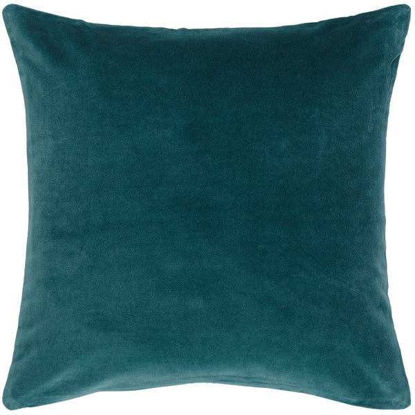 Signature Velvet Square Pillows, Turquoise