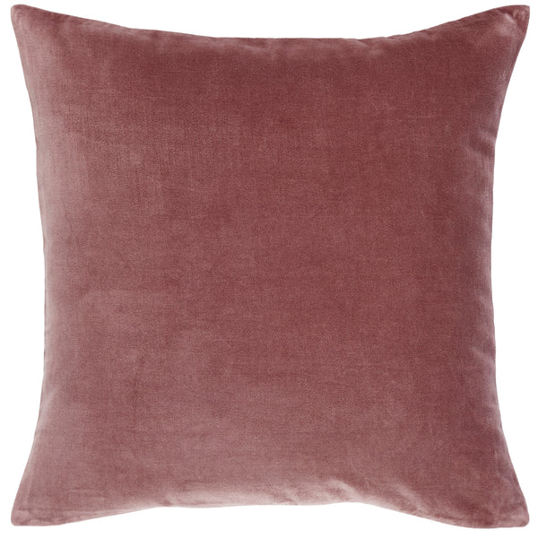 Signature Velvet Square Pillows, Rose