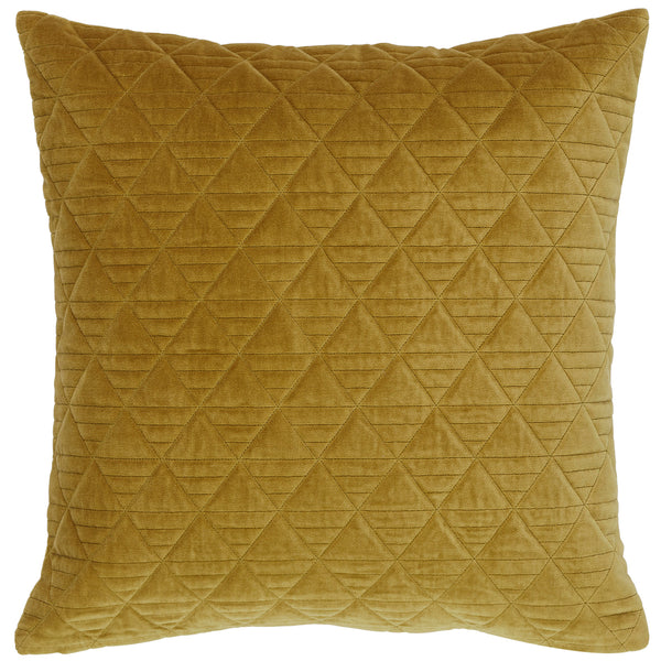 Quilted Velvet Pillows, Green