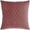 Quilted Velvet Pillows, Rose