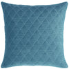 Quilted Velvet Pillows, Blue