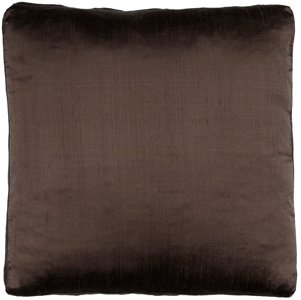 Dupioni Silk Box Pillows, Chocolate