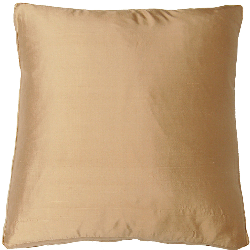 Dupioni Silk Box Pillows, Sand