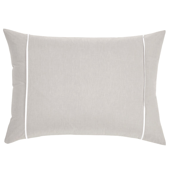 Chambray Cotton Duvet Cover & Shams, Natural (sold separately)