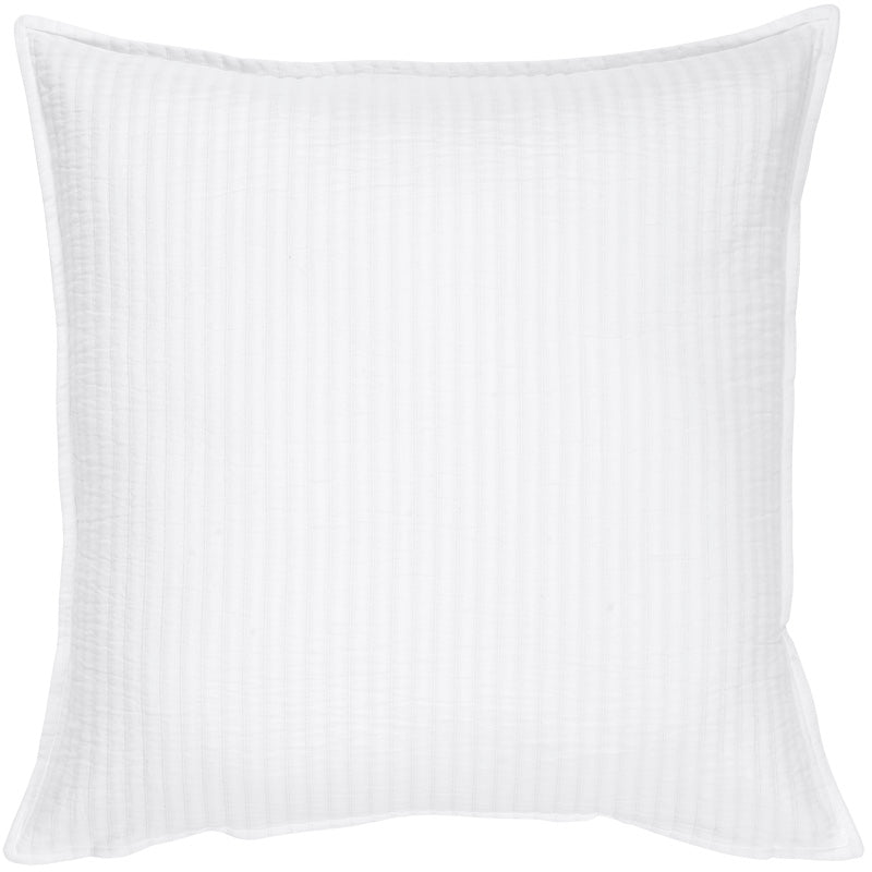 Serena Matelasse Euro Sham, White