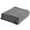 Classic Knit Throw, Grey