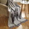 Diamond Cotton Tufted Throw, Grey